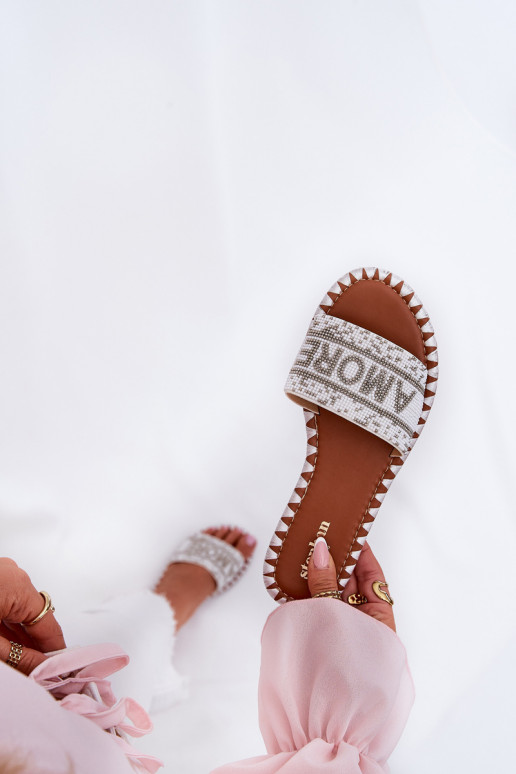 naiste plätud laiade nööridega Kaunistusega valget värvi Dorfedi naiste plätud laiade nööridega Kaunistusega valget värvi Dorfedi