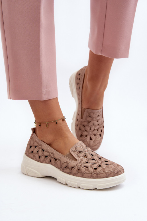 Ažuurne jalatsid Pealiste omad Tumeroosad värvi Emilei