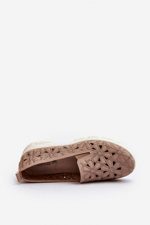 Ažuurne jalatsid Pealiste omad Tumeroosad värvi Emilei