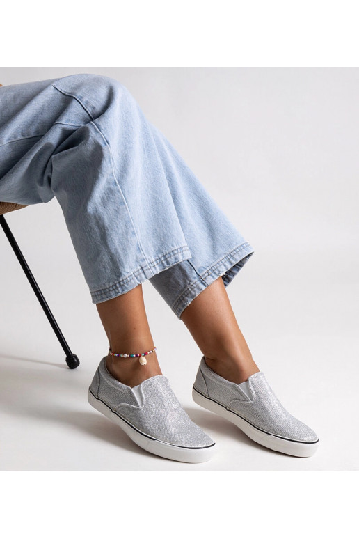 Hõbedased säravad tennisetossud Lublubah