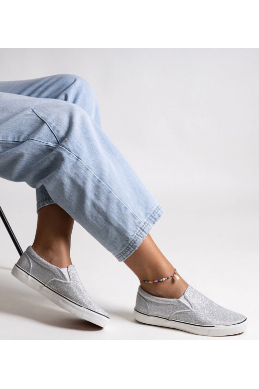 Hõbedased säravad tennisetossud Lublubah