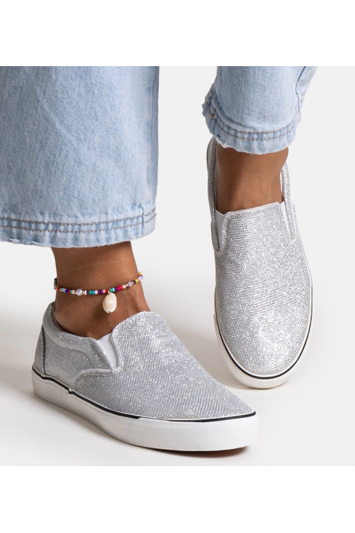 Hõbedased säravad tennisetossud Lublubah