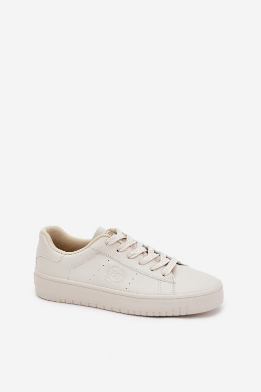 Sellel ondal naiste saapad eko-nahast Big Star NN274578 beeži värvi Sellel ondal naiste saapad eko-nahast Big Star NN274578 beeži värvi