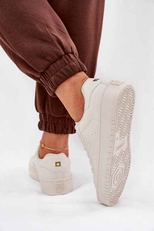 Sellel ondal naiste saapad eko-nahast Big Star NN274578 beeži värvi Sellel ondal naiste saapad eko-nahast Big Star NN274578 beeži värvi