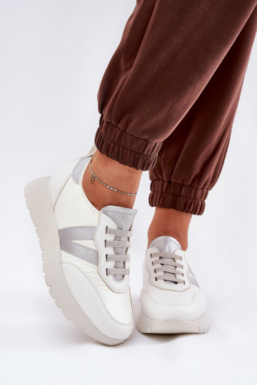 spordijalatsid Pealiste omad platvormiga Vinceza 58510 valget värvi