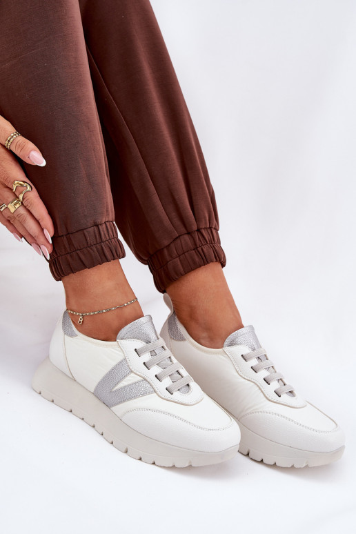 spordijalatsid Pealiste omad platvormiga Vinceza 58510 valget värvi