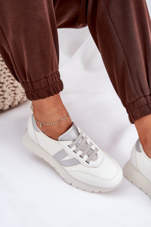 spordijalatsid Pealiste omad platvormiga Vinceza 58510 valget värvi