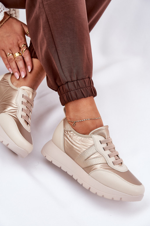 spordijalatsid Pealiste omad platvormiga Vinceza 58510 Kuldset värvi