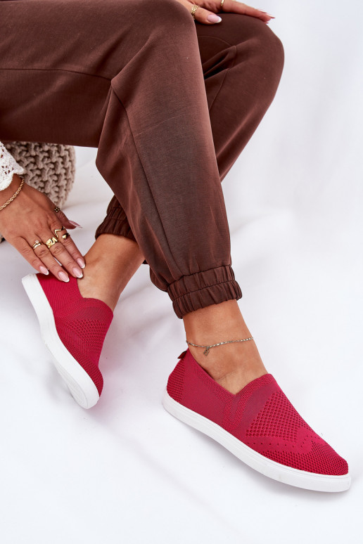 Pealiste omad Spordijalatsid Slip-on Big Star FF274A605 tumeroosad värvi