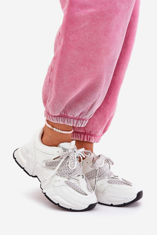 Sneakers tüüpi jalanõud spordijalatsid Pealiste omad Z Podsisseójnym Paeladm valget värvi Efobell Sneakers tüüpi jalanõud spordijalatsid Pealiste omad Z Podsisseójnym Paeladm valget värvi Efobell