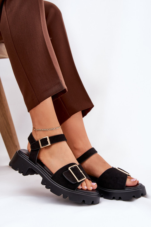 Eko Seemisnahksed sandaalid neetide ja pandlaga msuud Gofielle