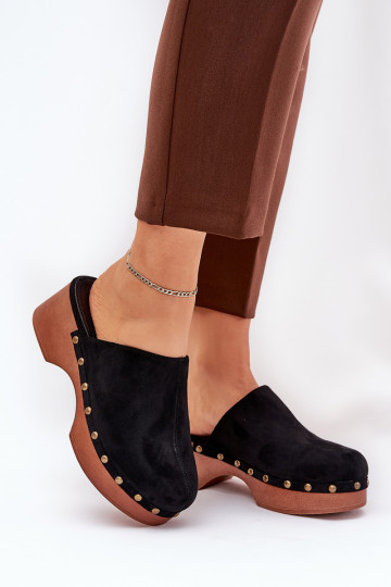 Puukingad naiste plätud neetidega Eco Suedeosissee msuud Ellason