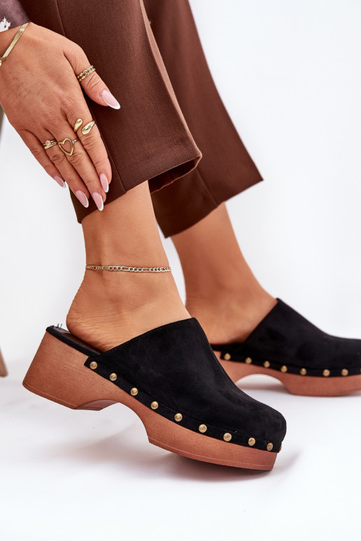 Puukingad naiste plätud neetidega Eco Suedeosissee msuud Ellason