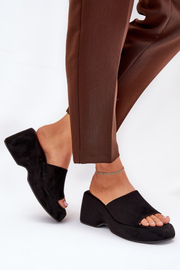 Eko naiste seemisnahksed sussid platvormiga I Koturnie msuud Afisal