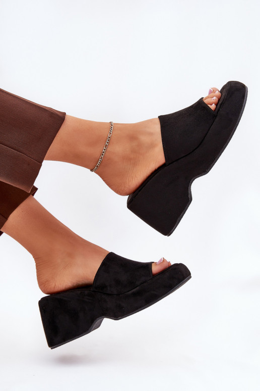 Eko naiste seemisnahksed sussid platvormiga I Koturnie msuud Afisal