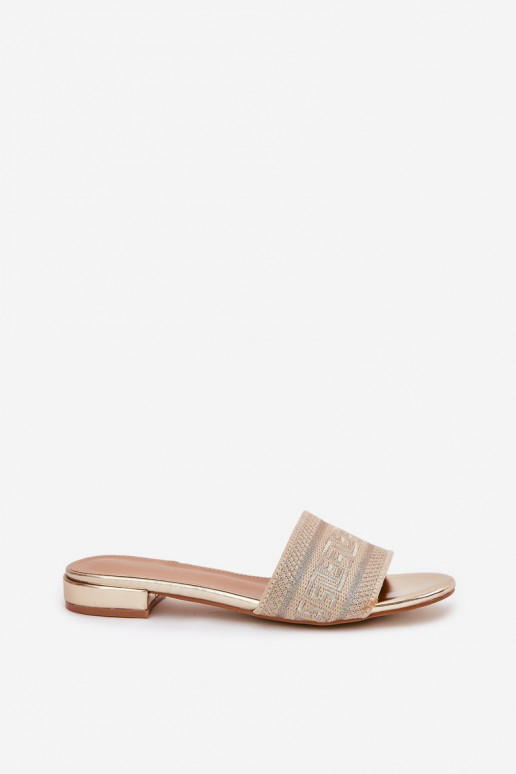 naiste plätud laiade nööridega Kuldset värvi Fexxy