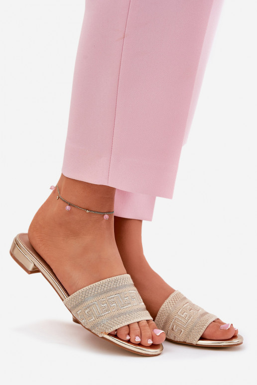 naiste plätud laiade nööridega Kuldset värvi Fexxy