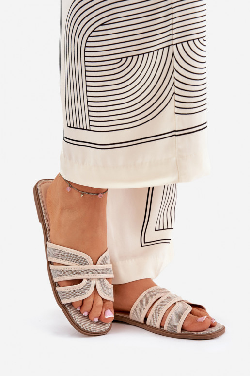 Klassikalise mudeli Sussid Pealiste korter beeži värvi Scazze