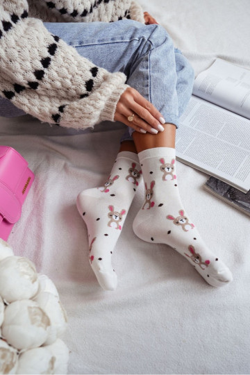 Sokid KÜÜLIKUD i Kropki Ecru