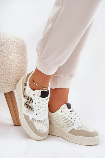 Spordijalatsid naistele platvormiga leopardimustriga liivakarva Lorori