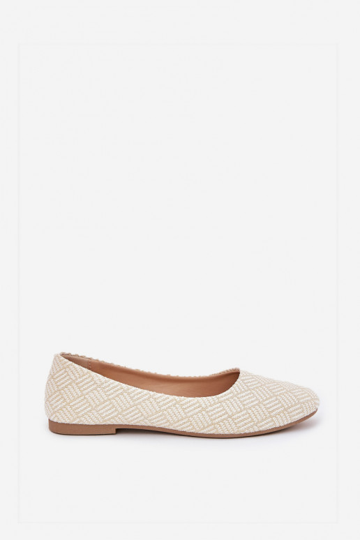 Baleriinad Pealiste korter läikivad Kuldset värvi Tatorelis