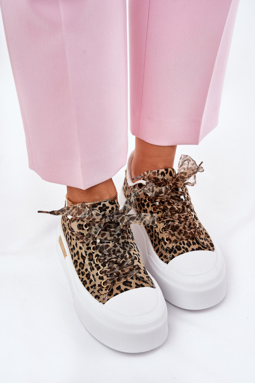 naiste saapad platvormiga Koos Ornate Paeladm leopardimustriga pruunid värvi Zidora naiste saapad platvormiga Koos Ornate Paeladm leopardimustriga pruunid värvi Zidora