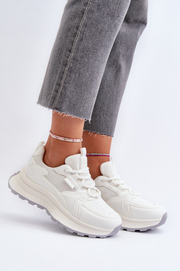 Sneakers tüüpi jalanõud Pealiste omad HI-POLY SYSTEM Big Star NN274A107 valget värvi 2