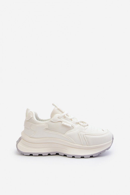 Sneakers tüüpi jalanõud Pealiste omad HI-POLY SYSTEM Big Star NN274A107 valget värvi Sneakers tüüpi jalanõud Pealiste omad HI-POLY SYSTEM Big Star NN274A107 valget värvi